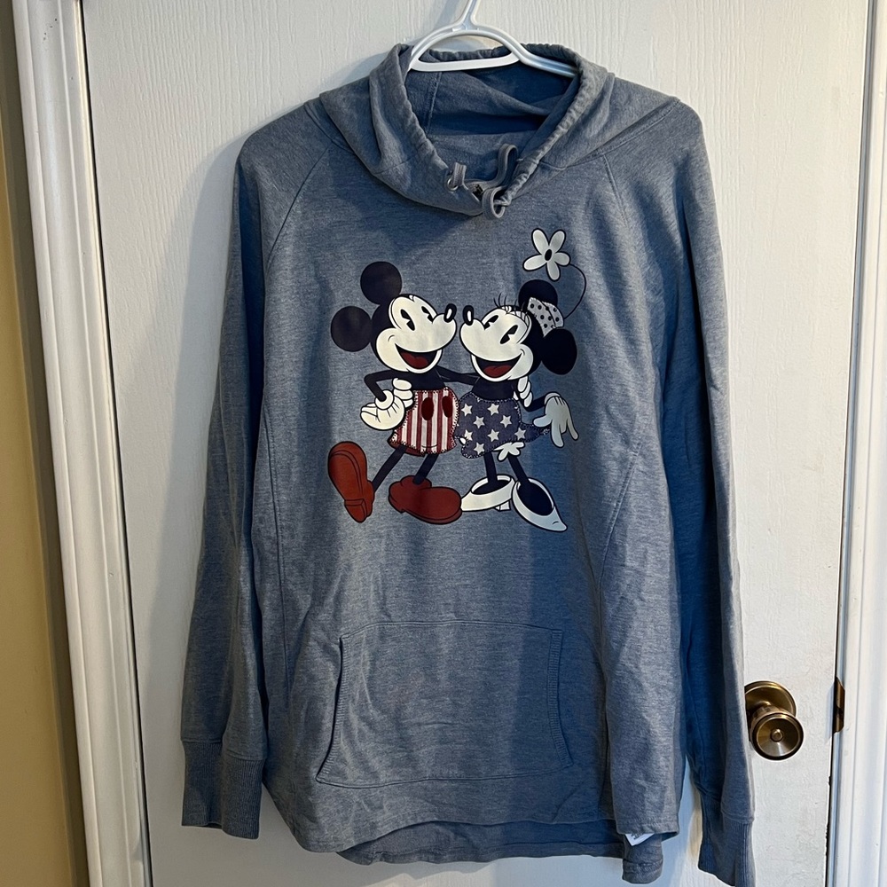 Disney, Cowl Neck Hoodie, XXL